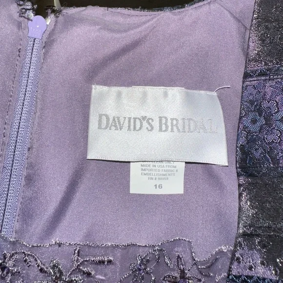 David’s Bridal • Vtg. 2000s 2 Piece Dress • Size 16 • Prom + Homecoming - Picture 3 of 9